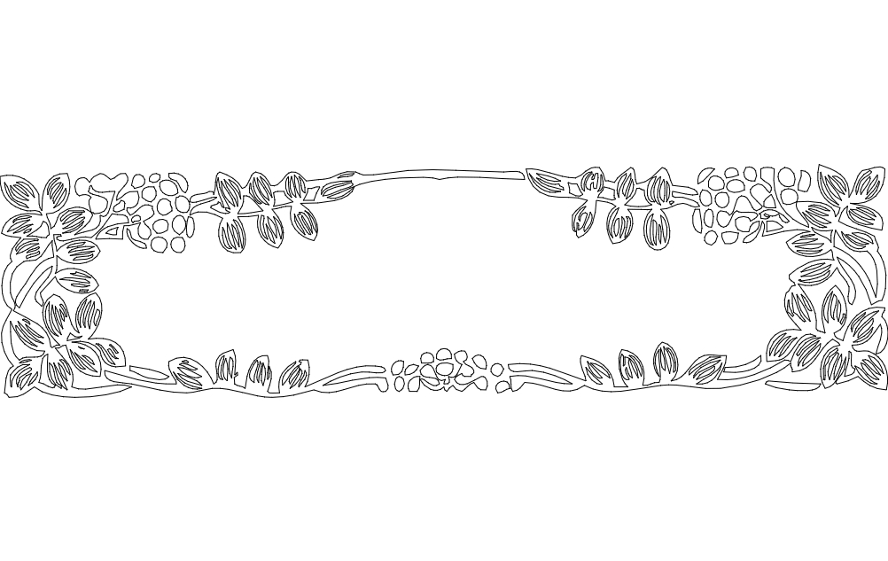 طرح گل مناسب برای استفاده در دستگاه های cnc چوب و cnc لیزر - flowers dxf file