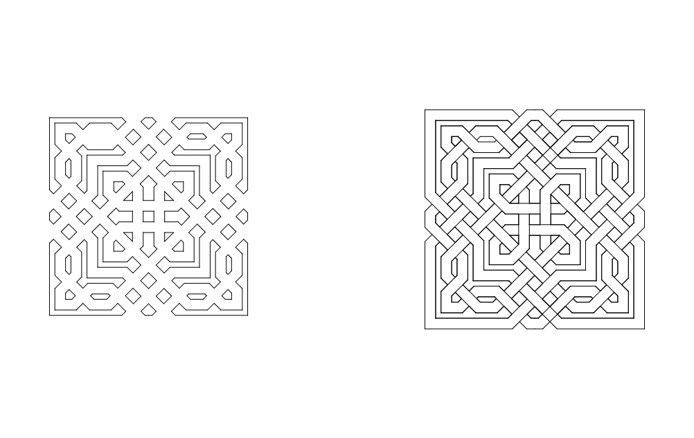 طرح الگوها مناسب برای استفاده در دستگاه های cnc چوب و cnc لیزر - patterns dxf file