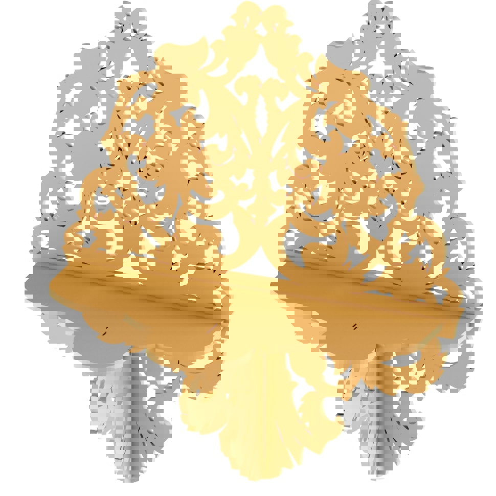 طرح قفسه دیواری منحصر به فرد مناسب برای استفاده در دستگاه های cnc چوب و cnc لیزر - laser cut unique wall shelf dxf file