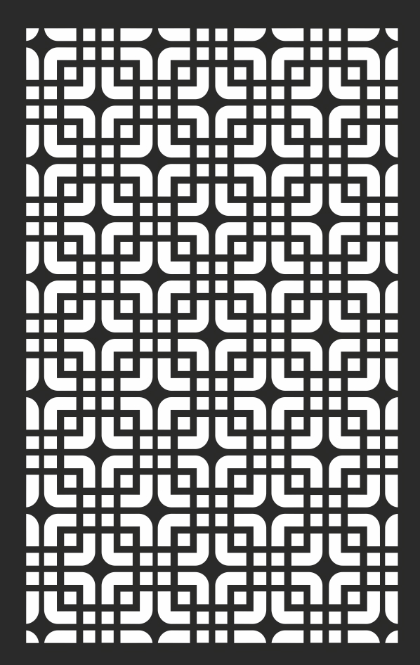 طرح پنل هندسی مناسب برای استفاده در دستگاه های cnc چوب و cnc لیزر - geometric panel pattern dxf file