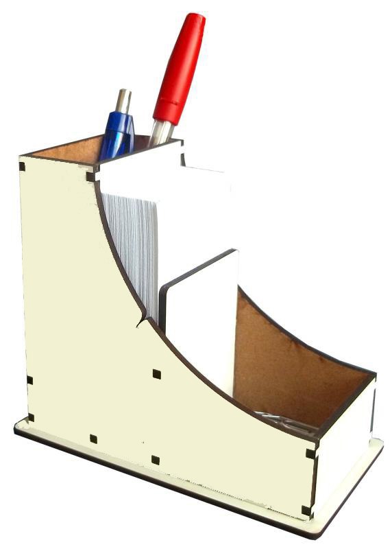 طرح میز آرایش مناسب برای استفاده در دستگاه های cnc چوب و cnc لیزر - laser cut desk organizer template cdr file