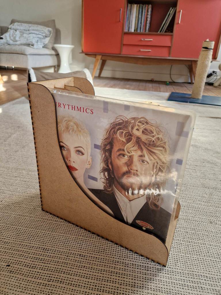 طرح جعبه نمایش وینیل مناسب برای استفاده در دستگاه های cnc چوب و cnc لیزر - laser cut vinyl display box dxf file