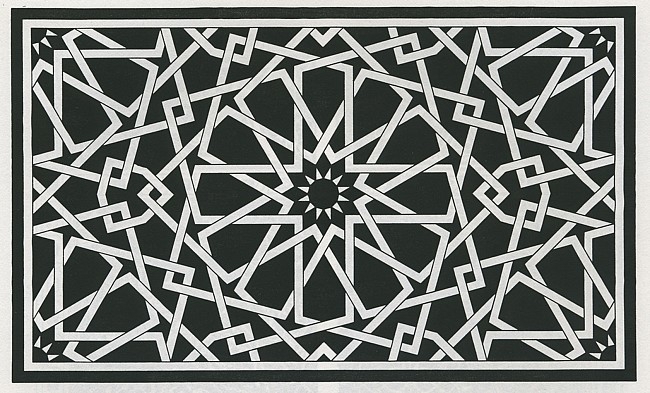 طرح هنر اسلامی ۲ مناسب برای استفاده در دستگاه های cnc چوب و cnc لیزر - islamic art 2 dxf file