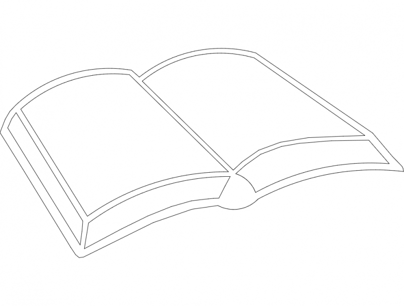 طرح کتاب اول مناسب برای استفاده در دستگاه های cnc چوب و cnc لیزر - book 1 dxf file