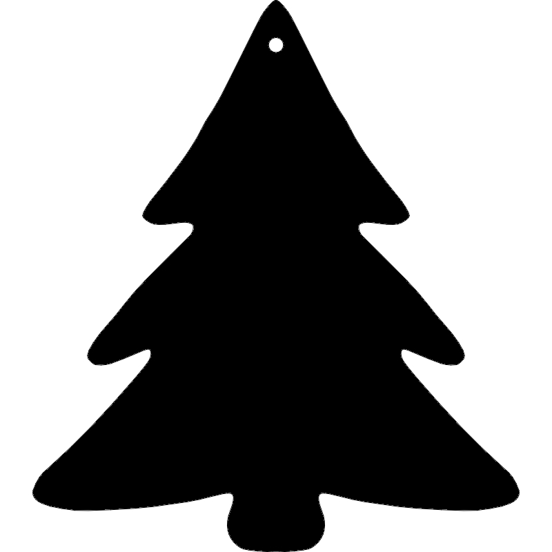 طرح درخت کریسمس مناسب برای استفاده در دستگاه های cnc چوب و cnc لیزر - christmas tree dxf file