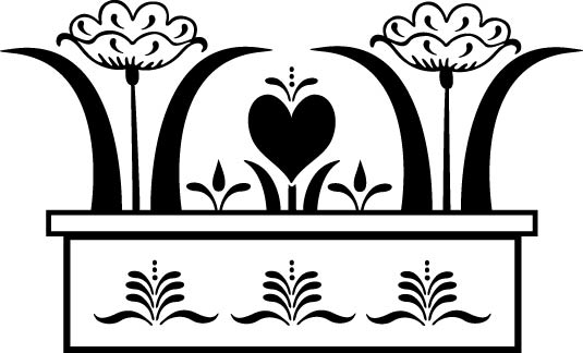طرح فایل eps با طرح گل مناسب برای استفاده در دستگاه های cnc چوب و cnc لیزر - flower design eps file