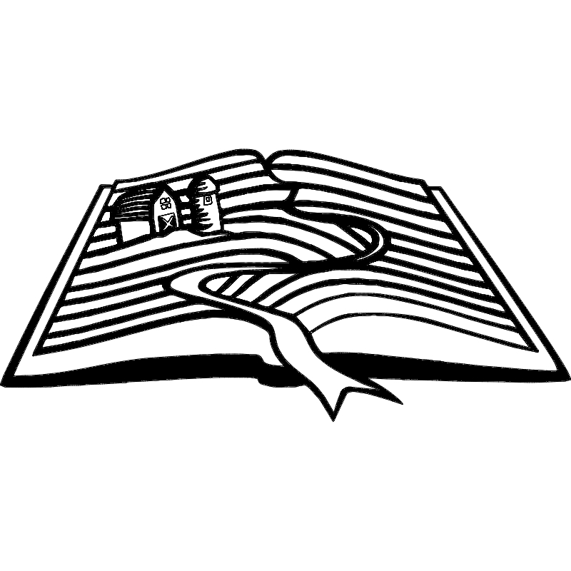 طرح کتاب و مزرعه شخم مناسب برای استفاده در دستگاه های cnc چوب و cnc لیزر - book and plow farm dxf file