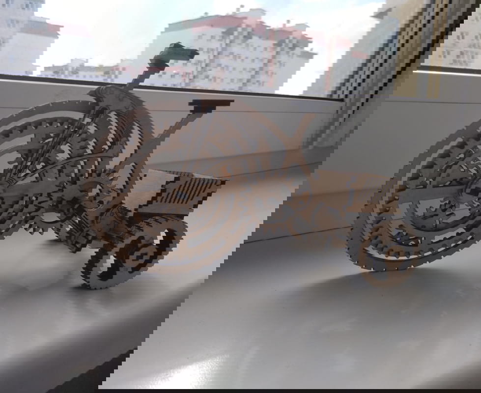 طرح دوچرخه اسباب بازی مناسب برای استفاده در دستگاه های cnc چوب و cnc لیزر - laser cut toy bicycle cdr file