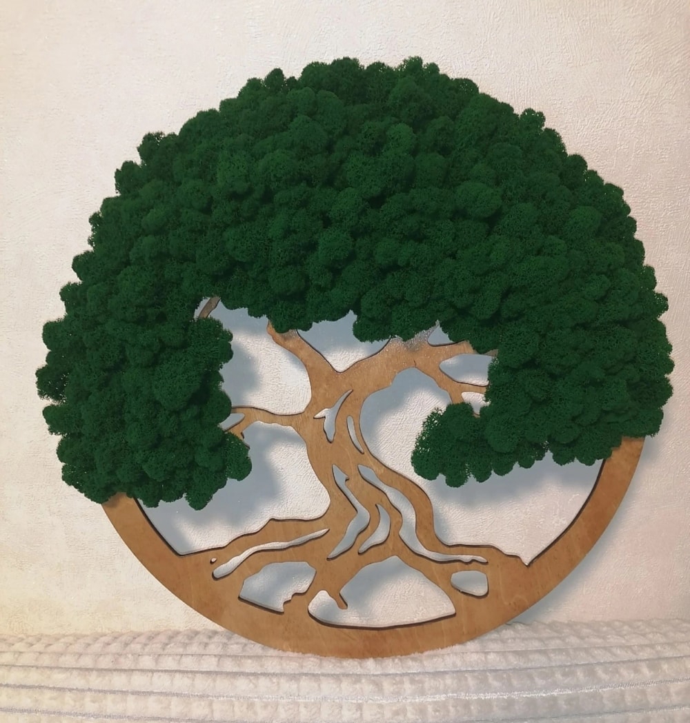 طرح دیواری درخت زندگی مناسب برای استفاده در دستگاه های cnc چوب و cnc لیزر - laser cut tree of life wall art cdr file
