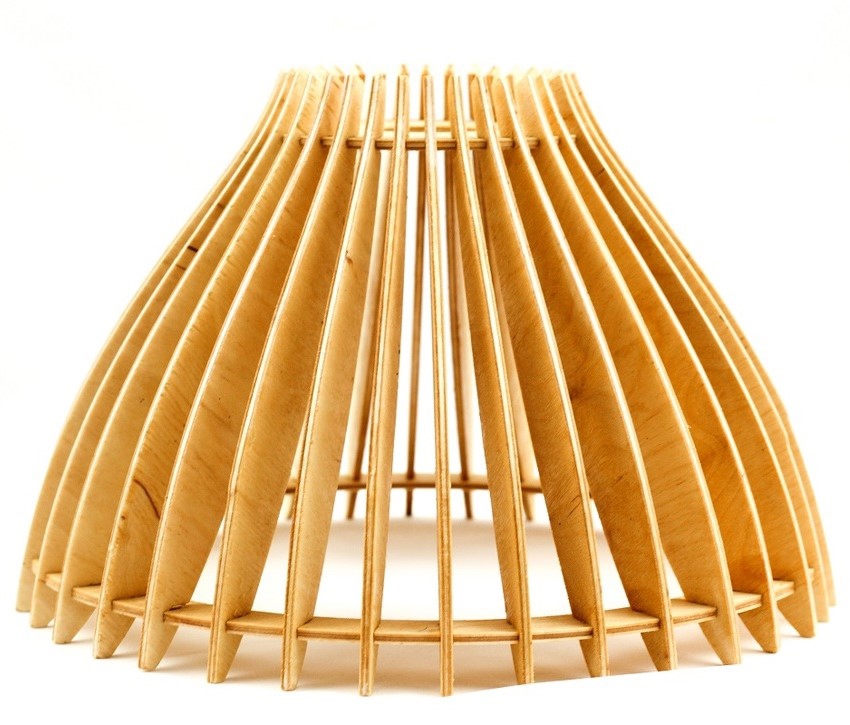 طرح چراغ آویز تخته سه لایی ۴ میلی متری مناسب برای استفاده در دستگاه های cnc چوب و cnc لیزر - laser cut plywood pendant lamp 4mm dxf file