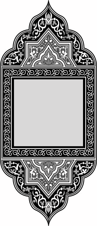 طرح فایل AI نقوش اسلامی مناسب برای استفاده در دستگاه های cnc چوب و cnc لیزر - islamic motif ai file