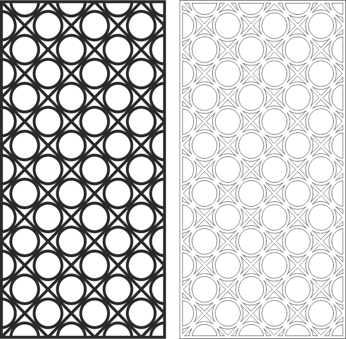 طرح هندسی انتزاعی مناسب برای استفاده در دستگاه های cnc چوب و cnc لیزر - abstract geometric pattern cdr file