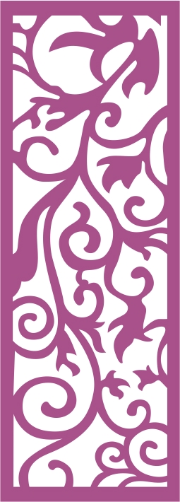 طرح پنل وکتور بدون درز شماره ۱۹۴ مناسب برای استفاده در دستگاه های cnc چوب و cnc لیزر - laser cut vector panel seamless 194 cdr file