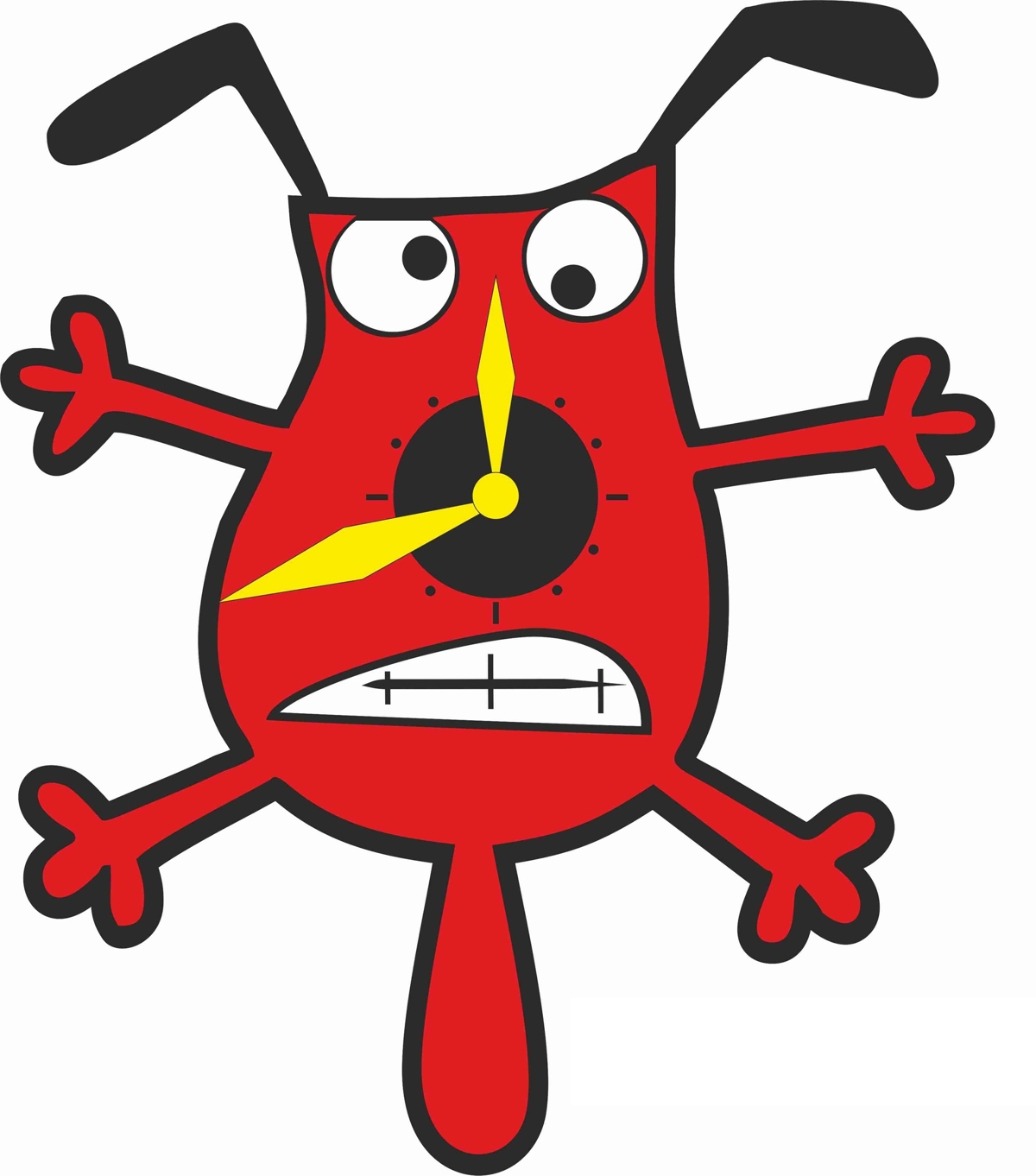 طرح فایل ساعت دیواری سگ مناسب برای استفاده در دستگاه های cnc چوب و cnc لیزر - laser cut dog wall clock cdr file