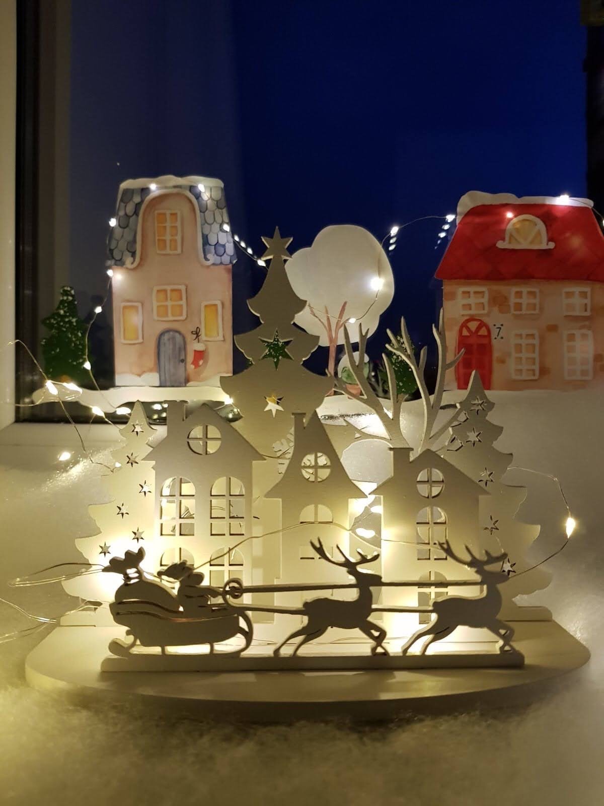 طرح تزئینات کریسمس کوچک مناسب برای استفاده در دستگاه های cnc چوب و cnc لیزر - laser cut christmas mini decoration cdr file