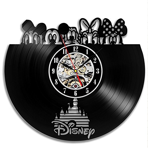 طرح ساعت دیواری دیزنی مناسب برای استفاده در دستگاه های cnc چوب و cnc لیزر - disney wall clock dxf file
