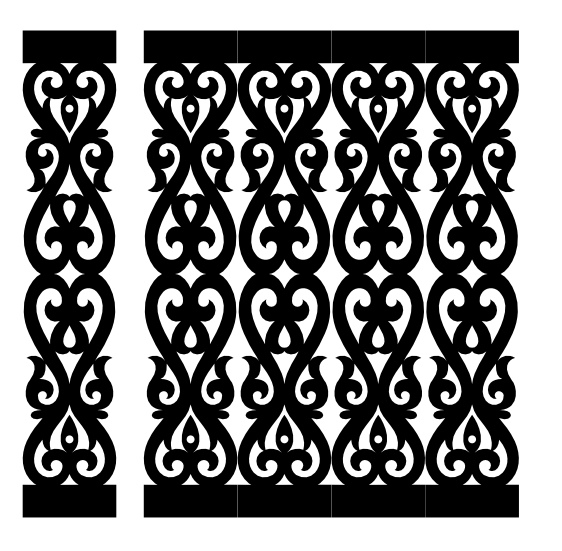 طرح الگوی شبکه‌ای مناسب برای استفاده در دستگاه های cnc چوب و cnc لیزر - lattice pattern svg file