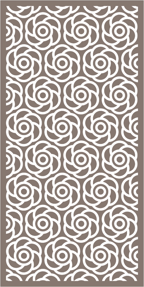 طرح انتزاعی دایره ای مناسب برای استفاده در دستگاه های cnc چوب و cnc لیزر - circular abstract pattern cdr file