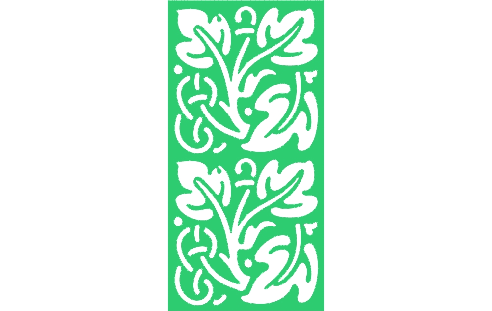 طرح پنل تزئینی شماره ۲ مناسب برای استفاده در دستگاه های cnc چوب و cnc لیزر - ornamental panel 2 dxf file