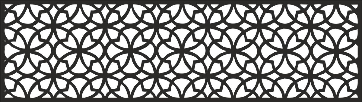 طرح و الگوی پرده چوبی مناسب برای استفاده در دستگاه های cnc چوب و cnc لیزر - laser cut pattern template wood screen cdr file