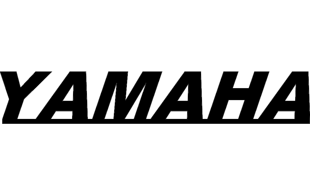 طرح لوگوی یاماها ۲ مناسب برای استفاده در دستگاه های cnc چوب و cnc لیزر - yamaha logo 2 dxf file