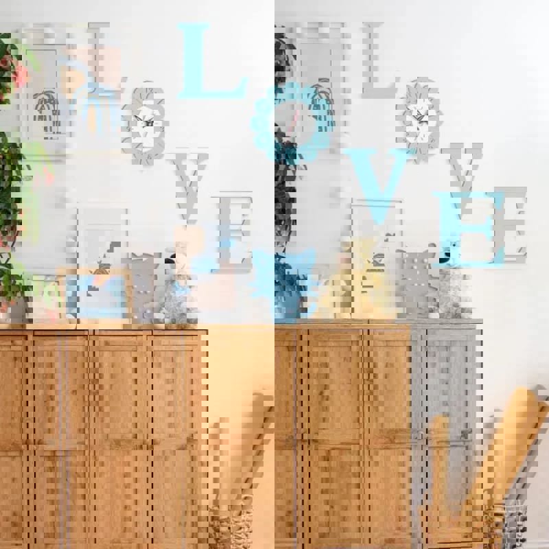 طرح ساعت دیواری مدرن با طرح عشق مناسب برای استفاده در دستگاه های cnc چوب و cnc لیزر - laser cut modern love theme wall clock