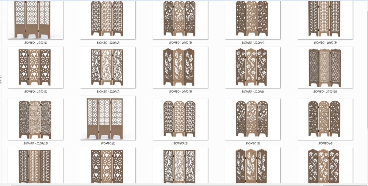 طرح پرده های تزئینی پنلی مناسب برای استفاده در دستگاه های cnc چوب و cnc لیزر - decorative panel screens cdr file