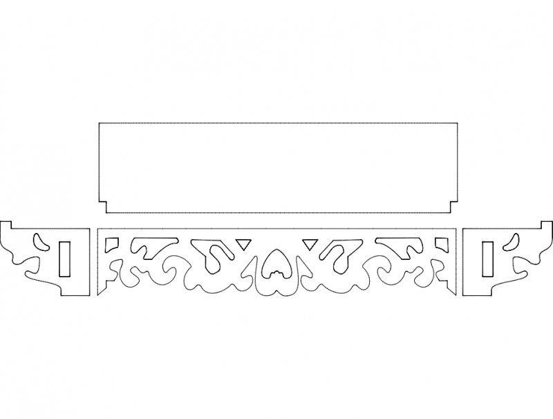 طرح باسکا ساس مناسب برای استفاده در دستگاه های cnc چوب و cnc لیزر - baska susss dxf file