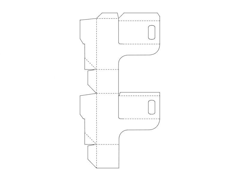 طرح وکتور بسته بندی مناسب برای استفاده در دستگاه های cnc چوب و cnc لیزر - packaging vector dxf file