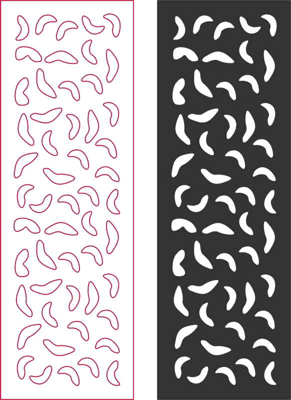 طرح وکتور دو بعدی cnc مناسب برای استفاده در دستگاه های cnc چوب و cnc لیزر - 2d pattern cnc vector art dxf file