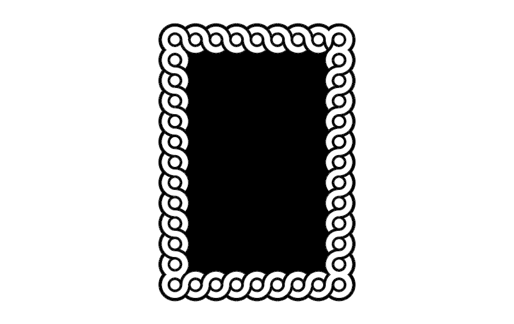 طرح نواری درهم تنیده گیلوش مناسب برای استفاده در دستگاه های cnc چوب و cnc لیزر - guilloche interlaced band patterns dxf file