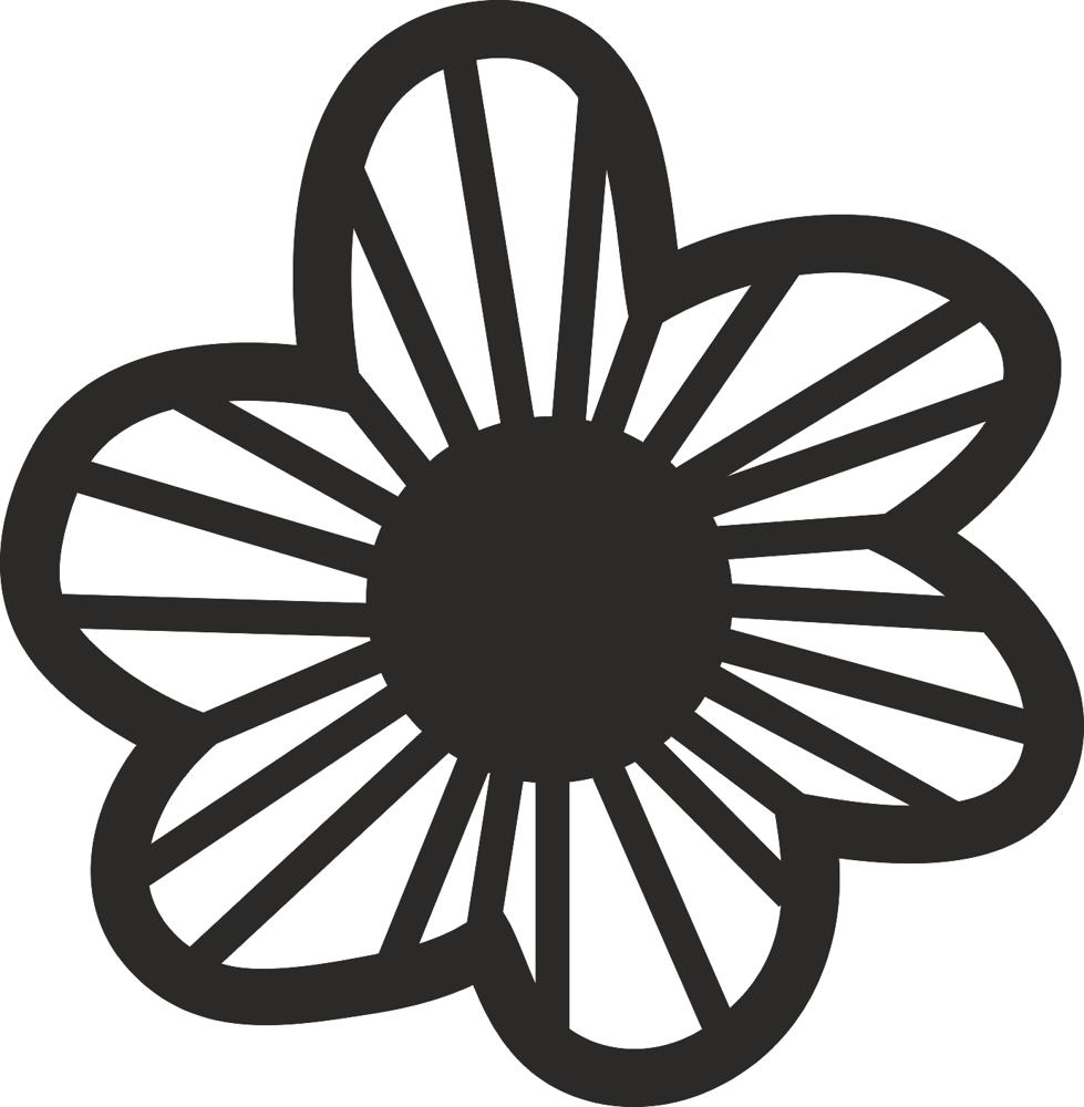 طرح وکتور گل و بوته تزیینی مناسب برای استفاده در دستگاه های cnc چوب و cnc لیزر - floral vector ornament dxf file