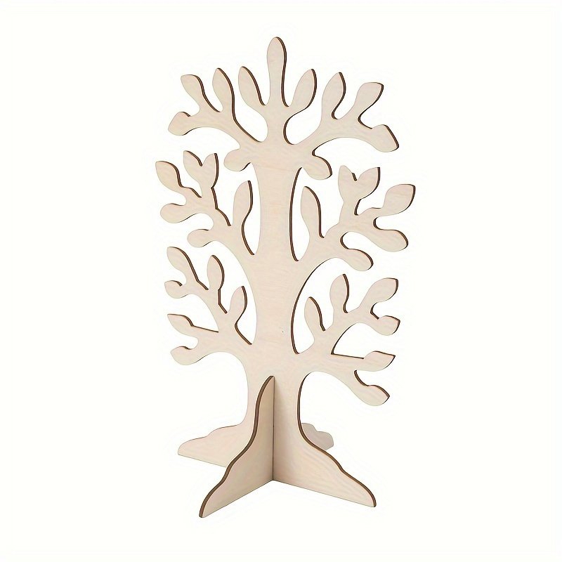 طرح کاردستی نقاشی درخت چوبی برای بچه ها مناسب برای استفاده در دستگاه های cnc چوب و cnc لیزر - laser cut wooden tree diy painting crafts for kids