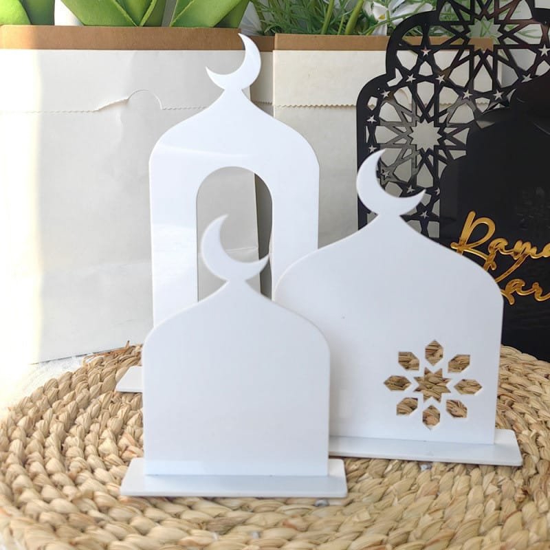 طرح زیور آلات ماه رمضان اکریلیک مناسب برای استفاده در دستگاه های cnc چوب و cnc لیزر - laser cut acrylic ramadan ornaments