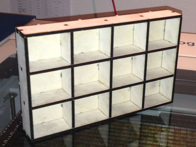 طرح جعبه بذر مناسب برای استفاده در دستگاه های cnc چوب و cnc لیزر - seed box dxf file