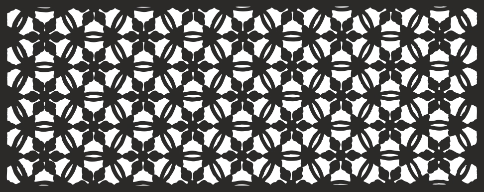 طرح گل هندسی مناسب برای استفاده در دستگاه های cnc چوب و cnc لیزر - geometric floral pattern cdr file