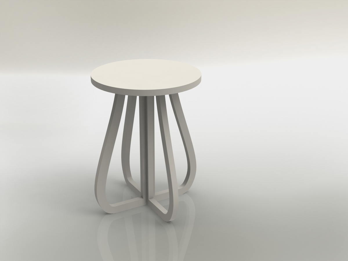 طرح تابوره ۱۹ میلی‌متری مناسب برای استفاده در دستگاه های cnc چوب و cnc لیزر - tabouret 19mm dxf file