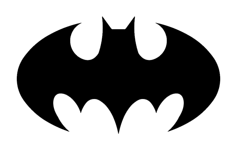 طرح بتمن مناسب برای استفاده در دستگاه های cnc چوب و cnc لیزر - batman dxf file