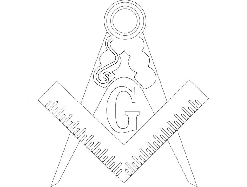 طرح ماسونی مناسب برای استفاده در دستگاه های cnc چوب و cnc لیزر - masonic dxf file