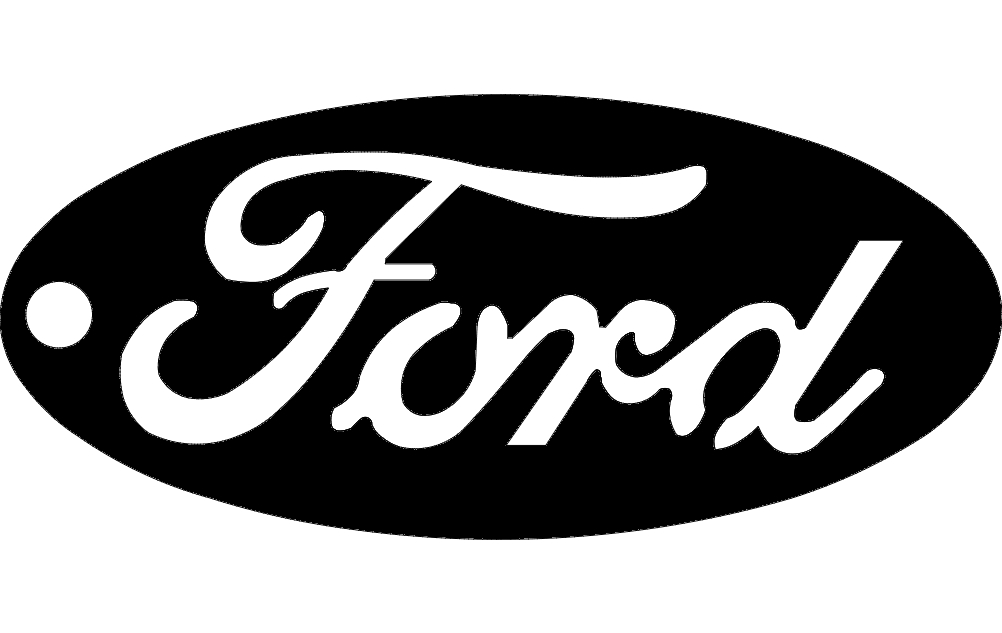 طرح برچسب کلید فورد مناسب برای استفاده در دستگاه های cnc چوب و cnc لیزر - ford key tag dxf file