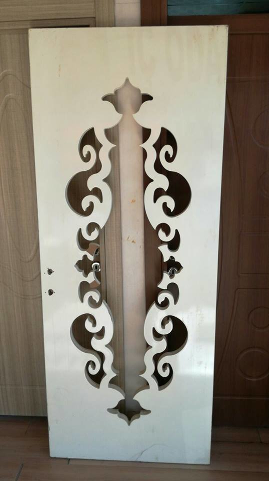 طرح درب مناسب برای استفاده در دستگاه های cnc چوب و cnc لیزر - door design dxf file