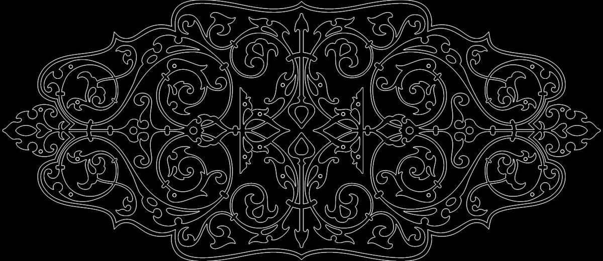 طرح 0802 مناسب برای استفاده در دستگاه های cnc چوب و cnc لیزر - design 0802 dxf file