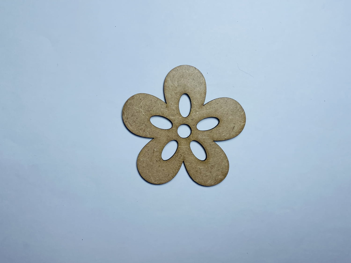 طرح برش گل چوبی با دستگاه لیزر مناسب برای استفاده در دستگاه های cnc چوب و cnc لیزر - laser cut wood flower cutout cdr file