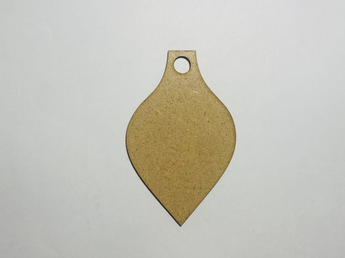 طرح کریسمس مناسب برای استفاده در دستگاه های cnc چوب و cnc لیزر - laser cut blank christmas ornament shape cdr file