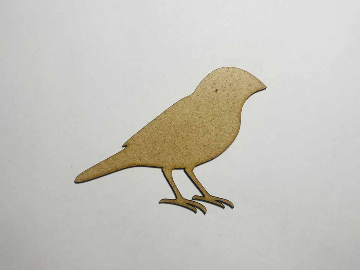طرح سهره چوبی طرح سهره چوبی ناتمام مناسب برای استفاده در دستگاه های cnc چوب و cnc لیزر - laser cut wood finch cutout unfinished wooden finch shape cdr file