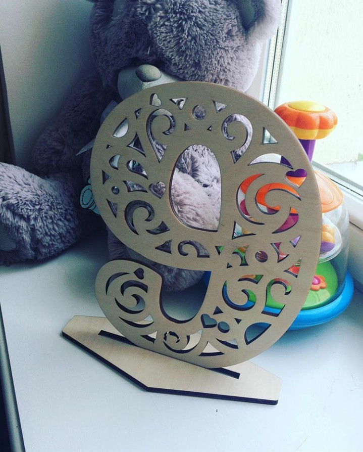 طرح اعداد حک شده مناسب برای استفاده در دستگاه های cnc چوب و cnc لیزر - carved numbers laser cutting cnc template cdr file