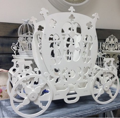 طرح کالسکه مناسب برای استفاده در دستگاه های cnc چوب و cnc لیزر - laser cut stagecoach template cdr file