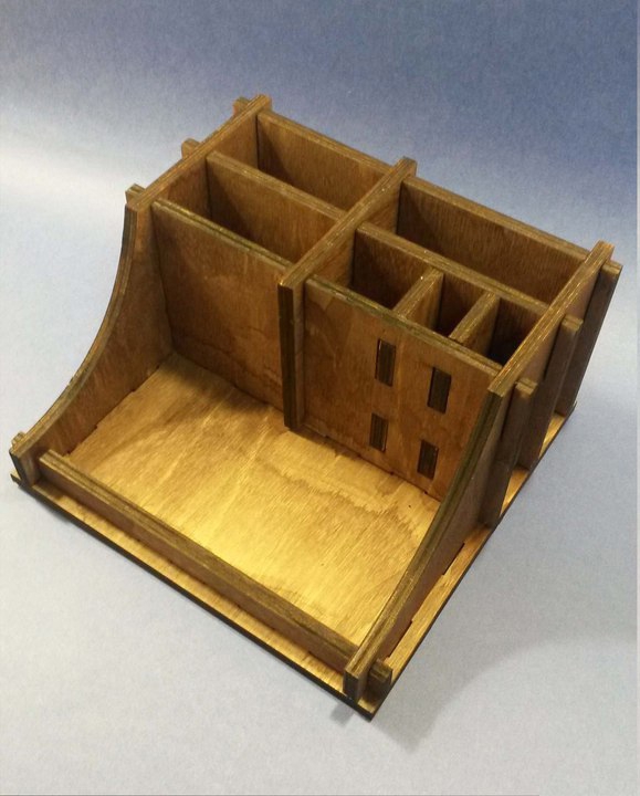 طرح میز تحریر مناسب برای استفاده در دستگاه های cnc چوب و cnc لیزر - laser cut office desk organizer cdr file