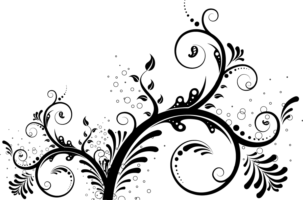 طرح زیورآلات چرخش گلدار وکتور مناسب برای استفاده در دستگاه های cnc چوب و cnc لیزر - vector swirl floral ornaments eps file