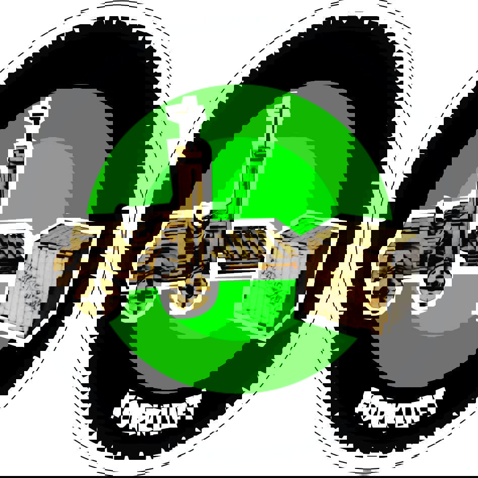 طرح پازل سه بعدی لیفتراک مناسب برای استفاده در دستگاه های cnc چوب و cnc لیزر - laser cut forklift 3d puzzle dxf file